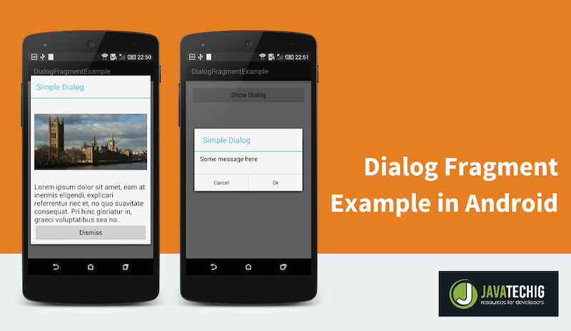 Android DialogFragment Example
