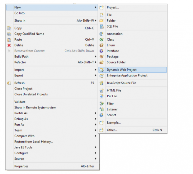 Java Servlet Hello world example